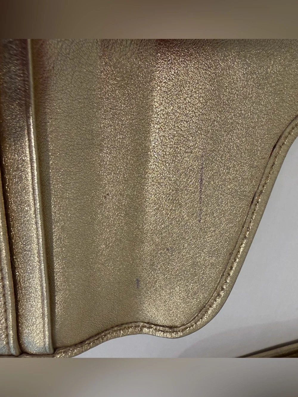 Vintage Coach Bleecker Signature canvas wallet metallic trim with checkbook